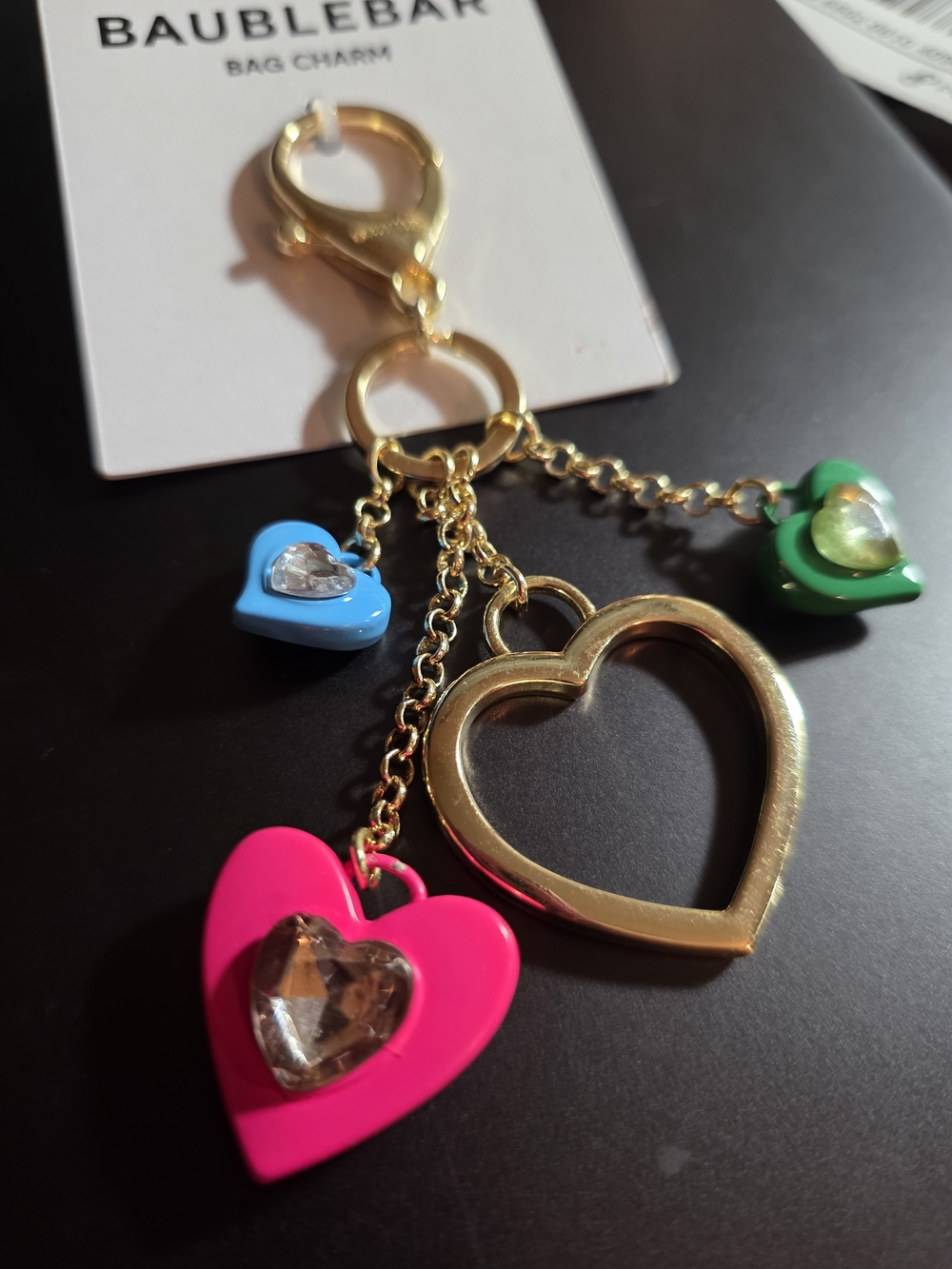 BaubleBar tote-ally in love bag charm New - Picture 3 of 4